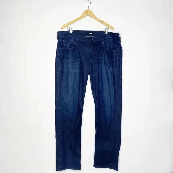 Hudson Dark Wash Byron Straight Leg Mens Jeans Size 40 - Picture 1 of 8